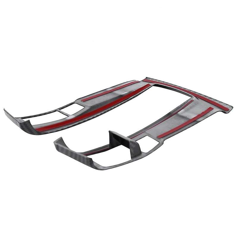 Carbon Fiber Center Console Gear Shift Panel Frame Cover Trim