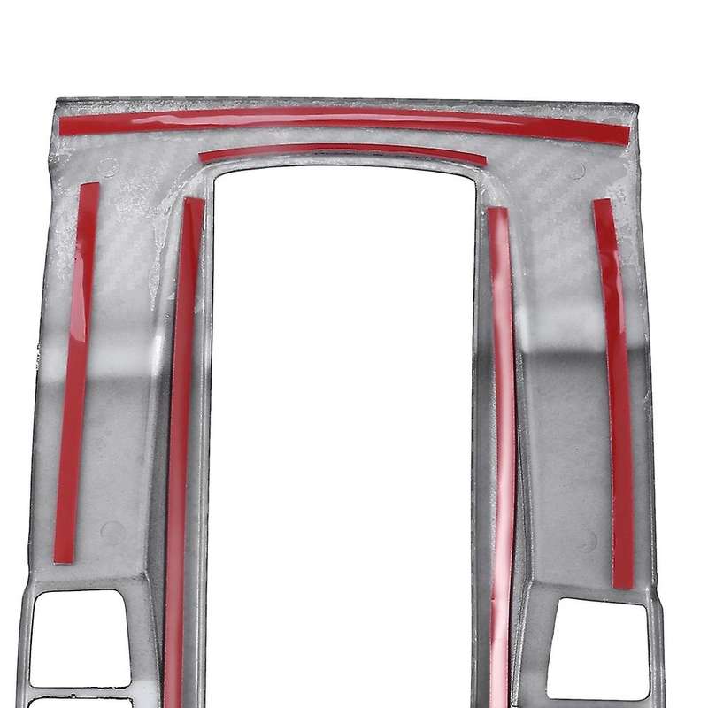 Carbon Fiber Center Console Gear Shift Panel Frame Cover Trim