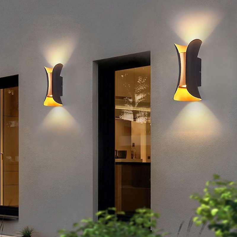 Aluminum Wall Light Porch Wall Mounted Lighting Sconces Warm Light
