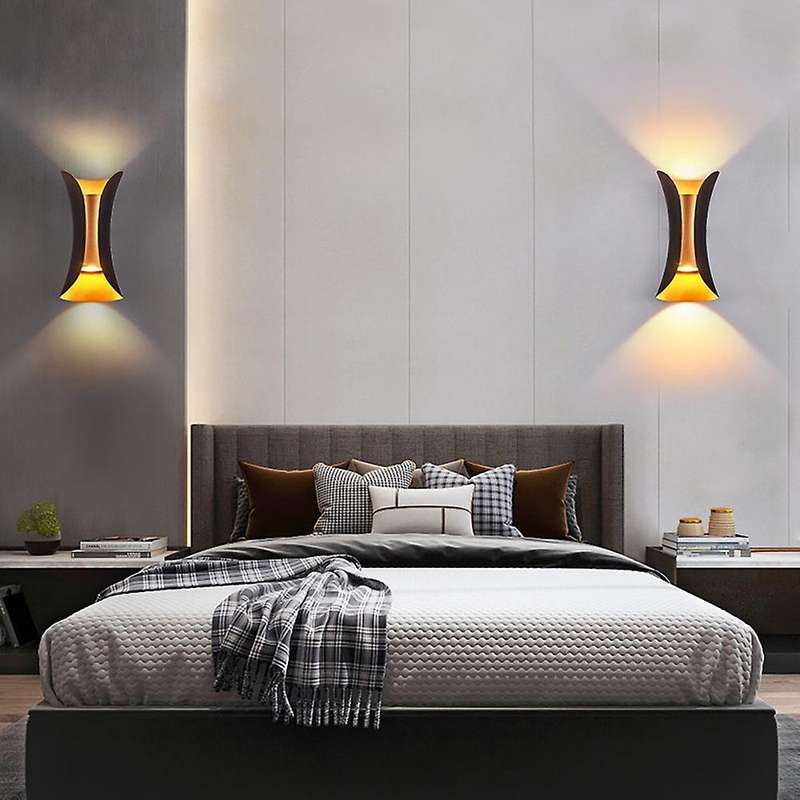 Aluminum Wall Light Porch Wall Mounted Lighting Sconces Warm Light