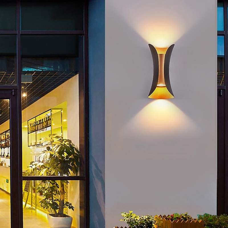 Aluminum Wall Light Porch Wall Mounted Lighting Sconces Warm Light