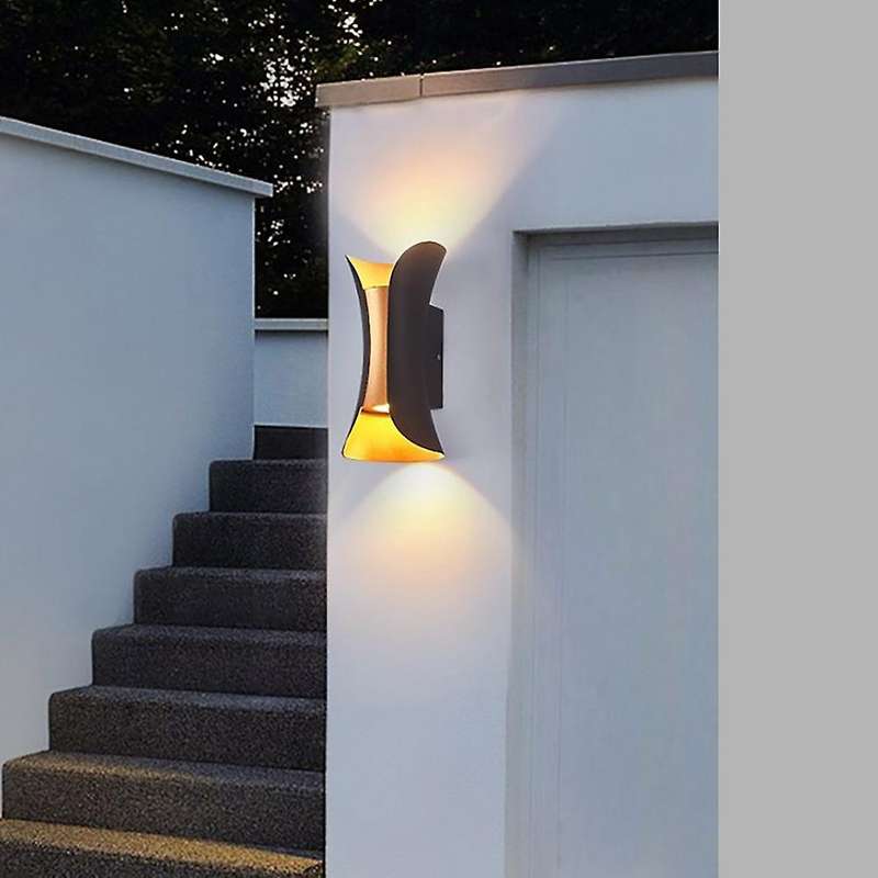 Aluminum Wall Light Porch Wall Mounted Lighting Sconces Warm Light