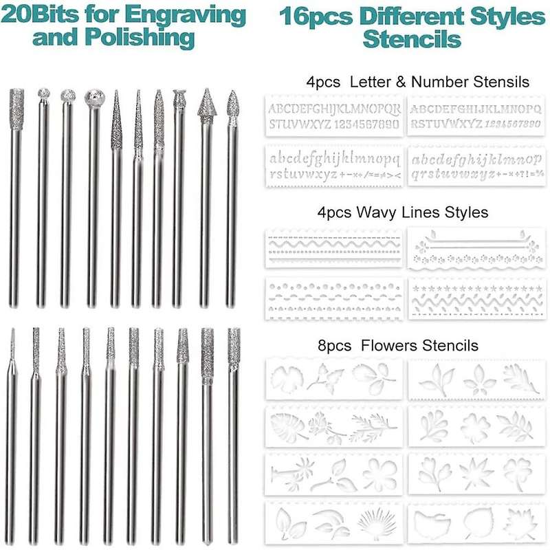 Usb Rechargeable Engraver Etching Pen Micro-cordless Carve Tool