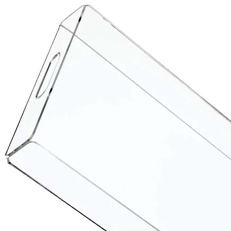 Transparent Acrylic Tray Acrylic Snack Plate Storage Plate Towel Tray