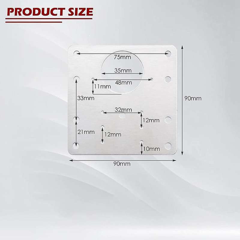 20pcs Hinge Repair Kit, Cabinet Hinge Repair Plate