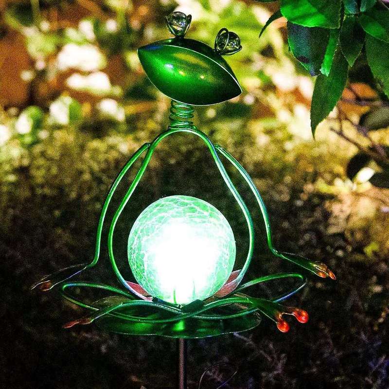 Frog Solar Lights,outdoor Waterproof for Patio Lawn Pathway Courtyard