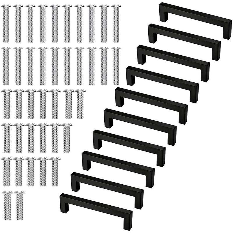 10pcs 5 Inch Cabinet Pulls, for Kitchen Cupboard Door Handles