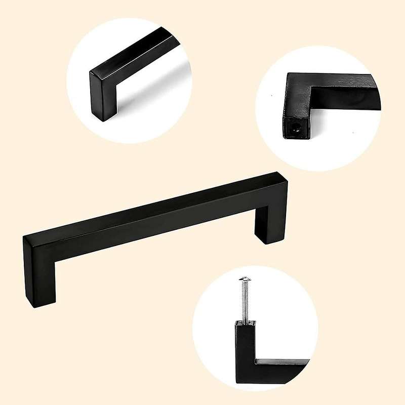 10pcs 5 Inch Cabinet Pulls, for Kitchen Cupboard Door Handles