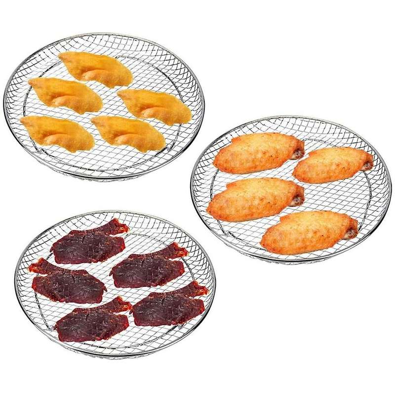 Air Fryer Rack Three Stackable Racks for Gowise Phillips Cozyna Ninja