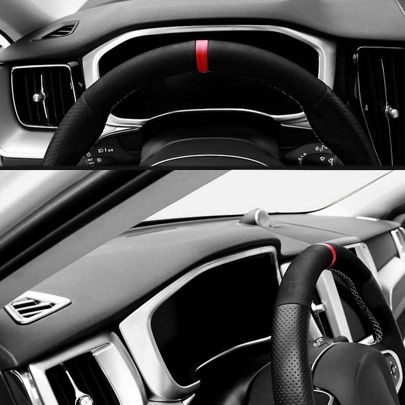 Car Dashboard Instrument Panel Screen Frame Cover Kit Carbon Fiber