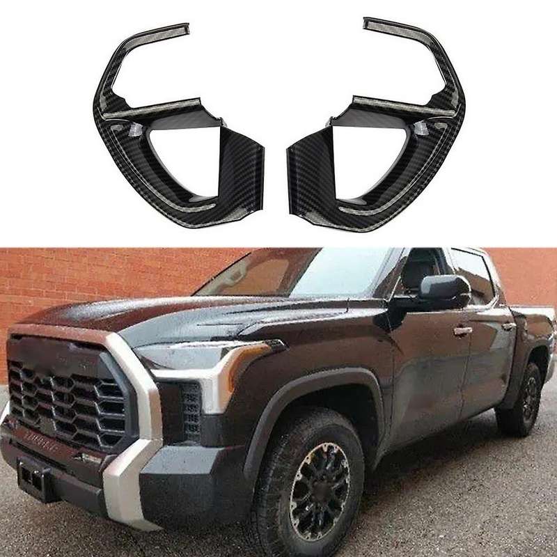 For Toyota-tundra Car Carbon Fiber Abs Steering Wheel Button Panel