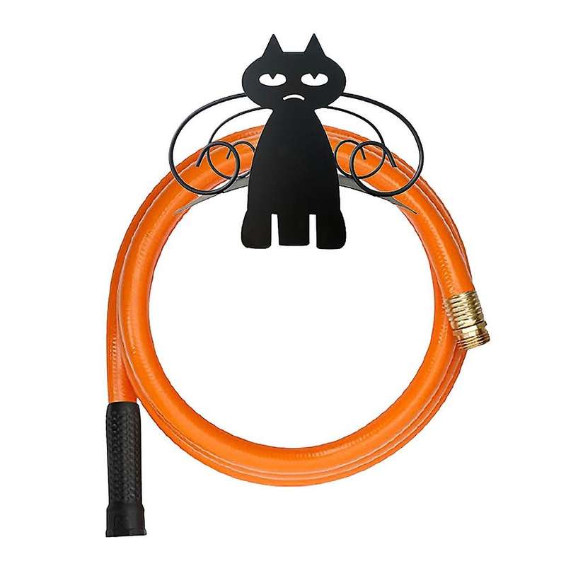 Water Pipe Holder Cat Shape Storage Rack Universal for Outdoor Garden