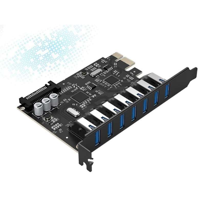 Ports Usb 3.0 Hub External Controller Pci-e Extender Pci Express Card