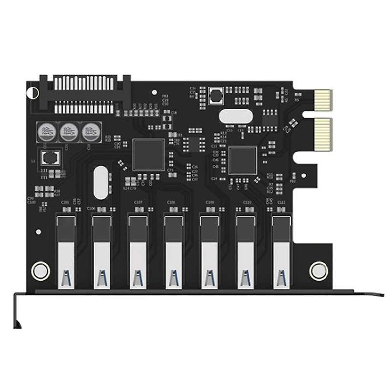 Ports Usb 3.0 Hub External Controller Pci-e Extender Pci Express Card