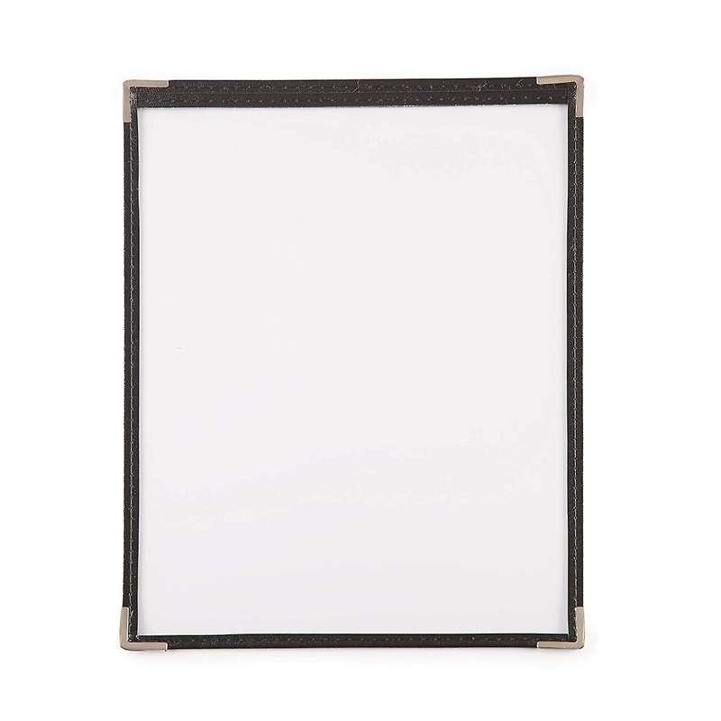 10 Pack Of Menu Covers - Single Page, 2 View,fits 8.5 X 11 Inch Paper