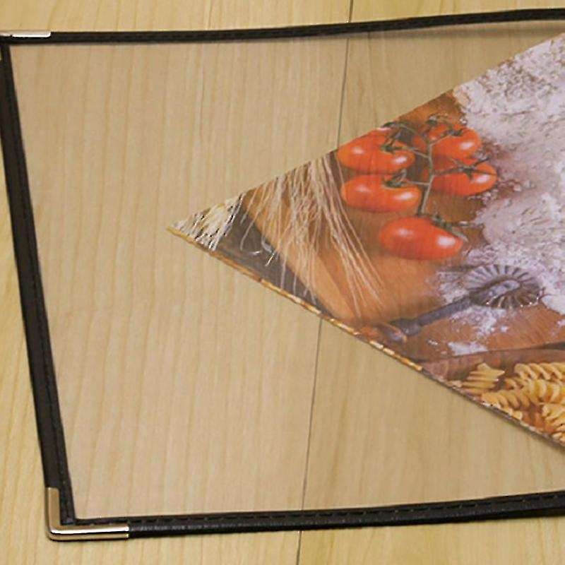 10 Pack Of Menu Covers - Single Page, 2 View,fits 8.5 X 11 Inch Paper