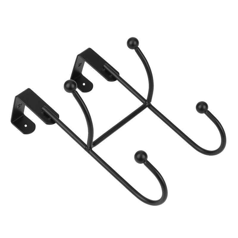 4pcs Wrought Iron Wall Clothes Hanger Hook Home Decoration A