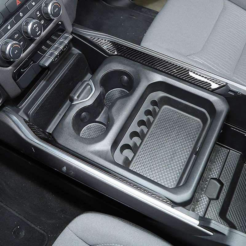 Armrest Box Inside Cover Stickers for Ram 1500 2018-2022 Carbon Fiber