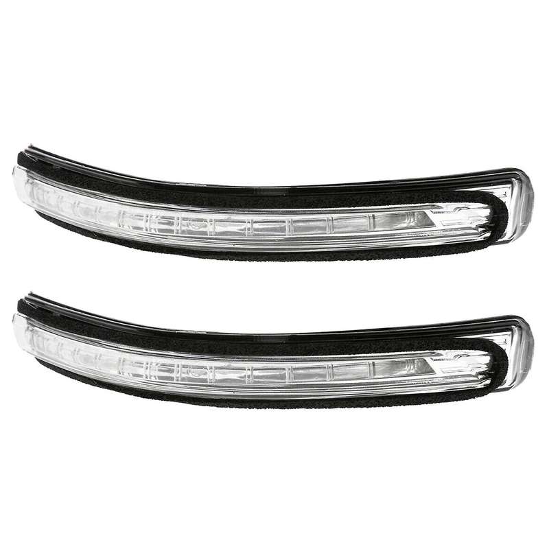 2x Right Side for Kia Rio Rearview Mirror Led Turn Signal Light