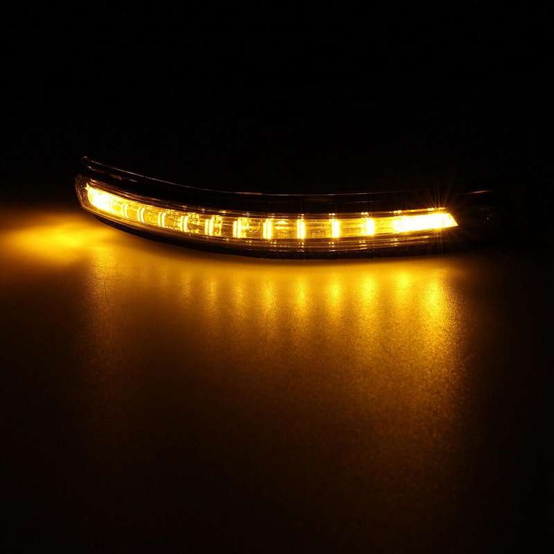 2x Right Side for Kia Rio Rearview Mirror Led Turn Signal Light