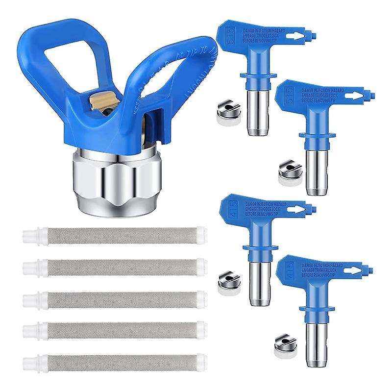 10 Piece Airless Paint Sprayer Nozzle Sprayer Tip Guard and Filter