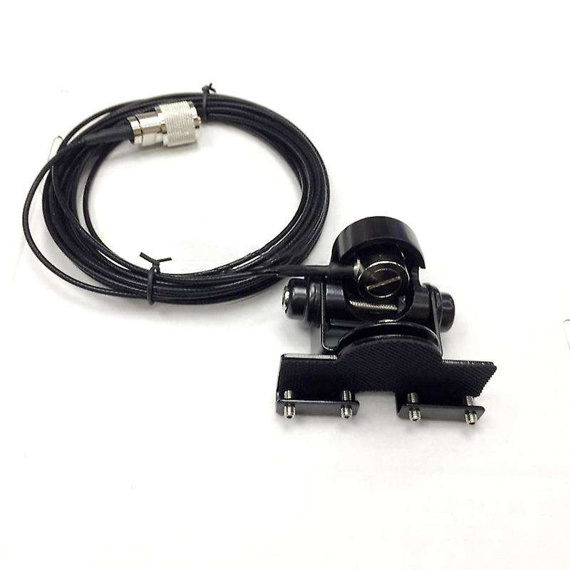 Walkie-talkie Car Antenna Clip Edge Rb400v Black Coaxial Cable Feeder