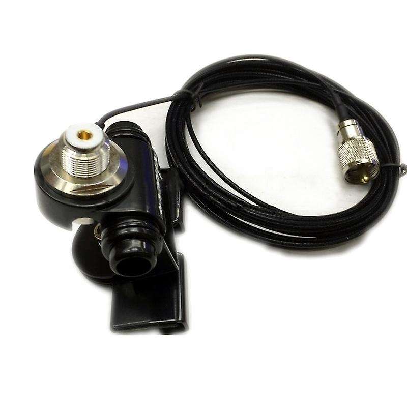 Walkie-talkie Car Antenna Clip Edge Rb400v Black Coaxial Cable Feeder