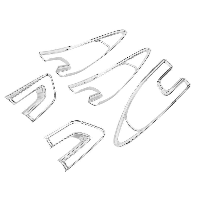 4pcs Car Tail Light Cover Trim Frame for Renault Kadjar 2015 - 2018