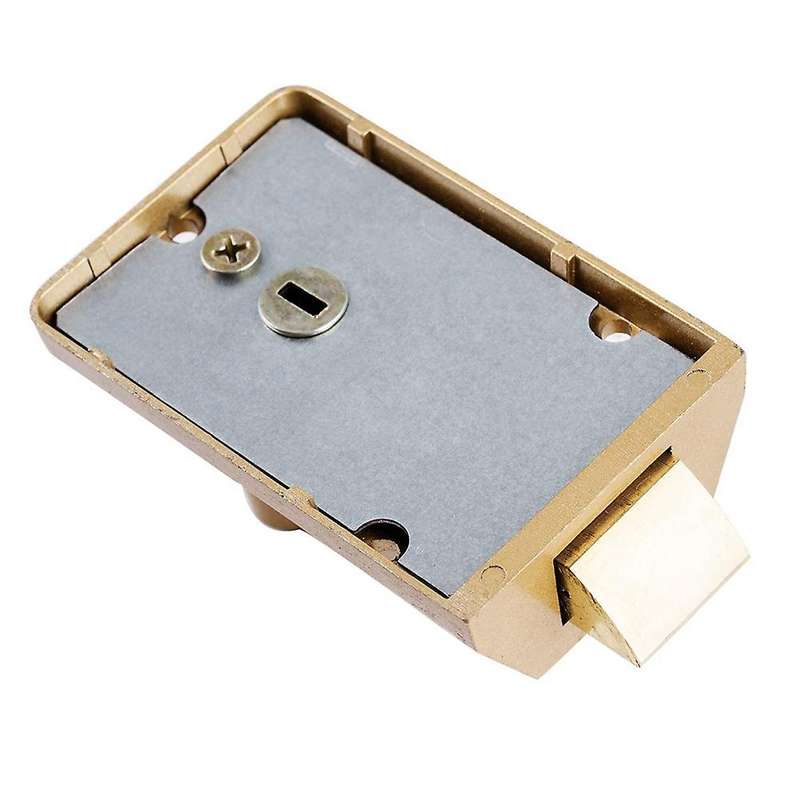 Zinc Cylinder Deadbolt Latch Lock for Night Gate Door Entrance,gold