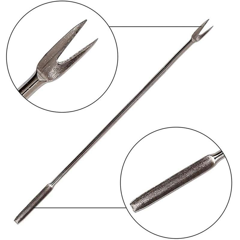 Seafood Tools Set, 4 Pcs Crab Crackers and 6 Pcs Seafood Forks