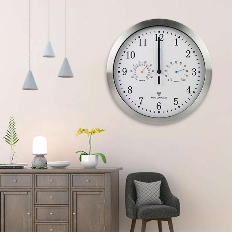 12inch Clock Automatic Time Scanning Radio Controlled Wall Clock