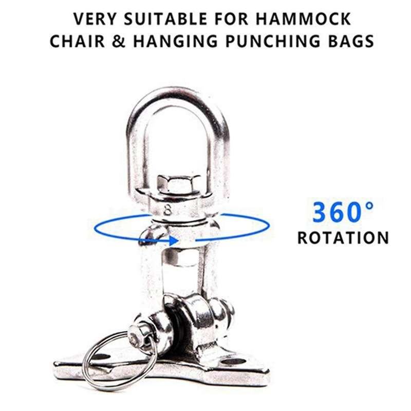 Ceiling Hook Hanging Chair Triple-cornered Swing Spring 600kg
