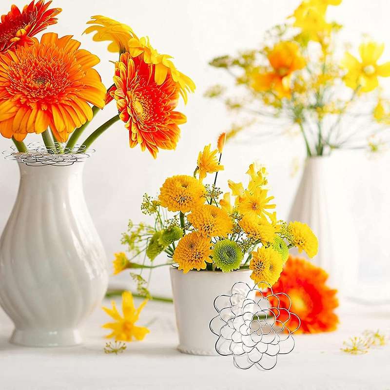 2 Pcs Flower Lid Arranger Flower Frog Lids for Flower Plant Fixation
