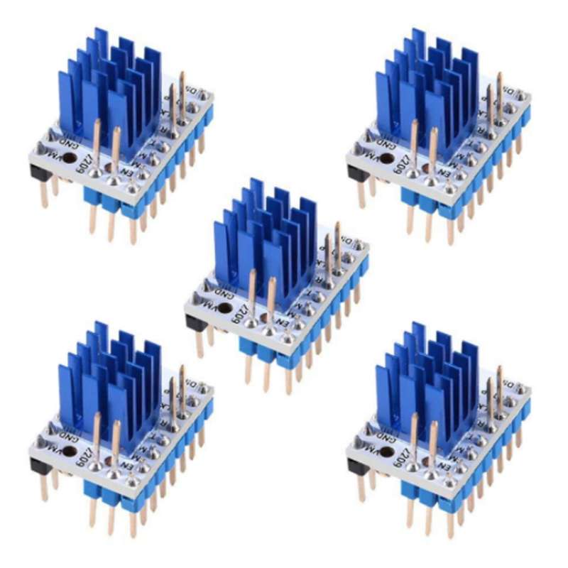 5pcs Tmc2209 V3.0 Stepper Motor Driver Stepping Rod Silent Driver