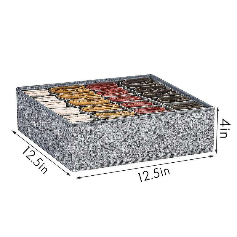 4 Pack Sock Underwear Organizer Dividers,drawer Fabric Foldable