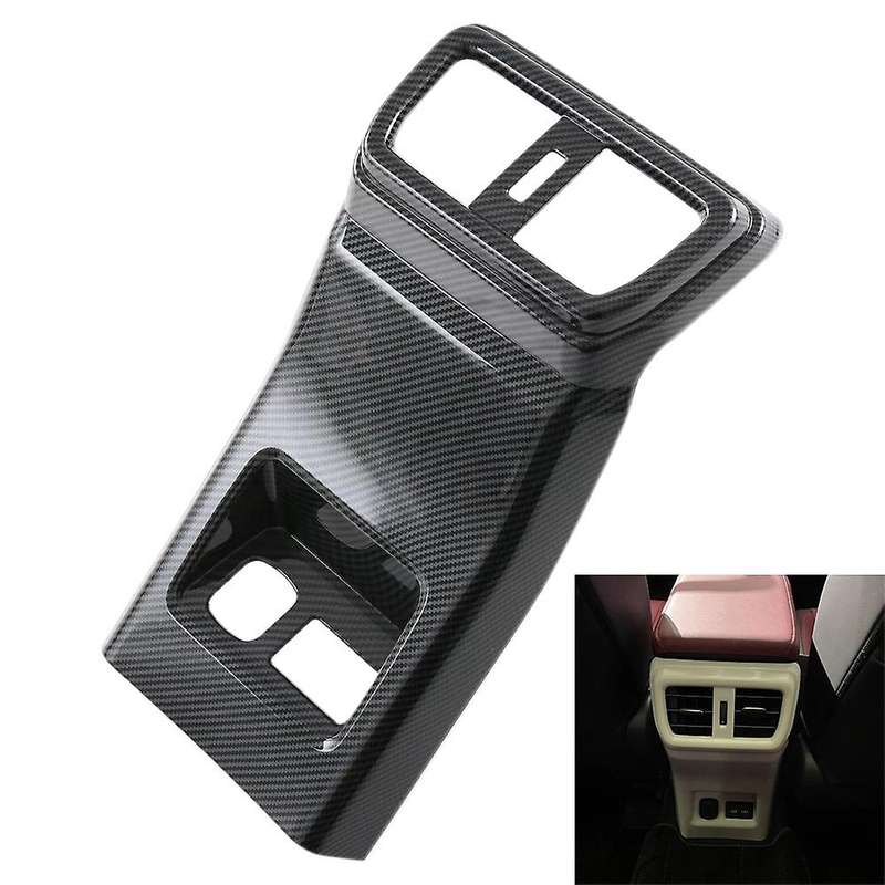 Car Rear Seat Armrest Box Kick Cover Rear Air Vent Kick Pad Car