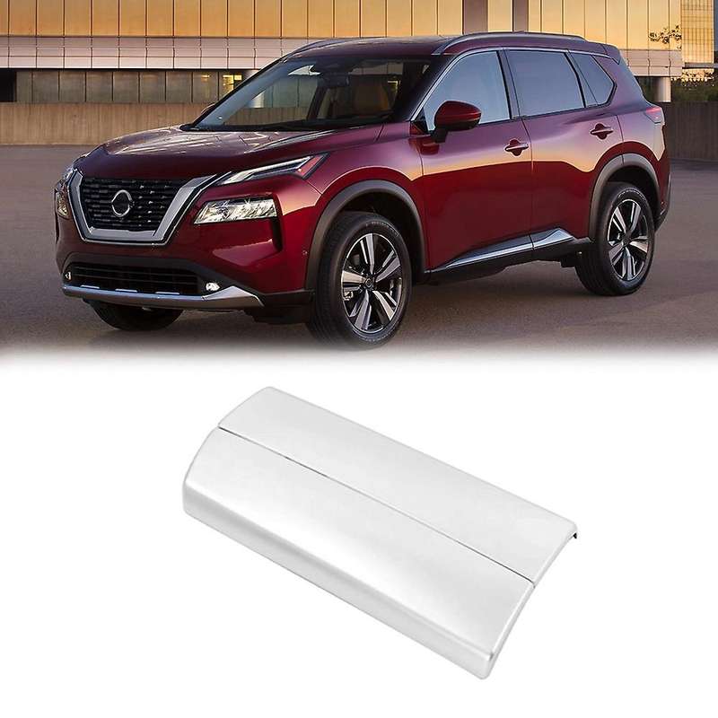2pcs Silver Armrest Box Panel Trim for Nissan X-trail 2021 2022