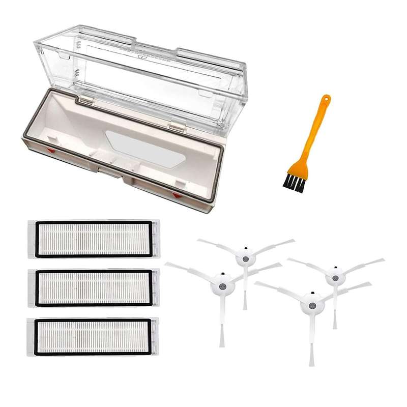 Dust Box Kit for Xiaomi Roborock S55 S51 S50 Vacuum Parts Hepa Filter