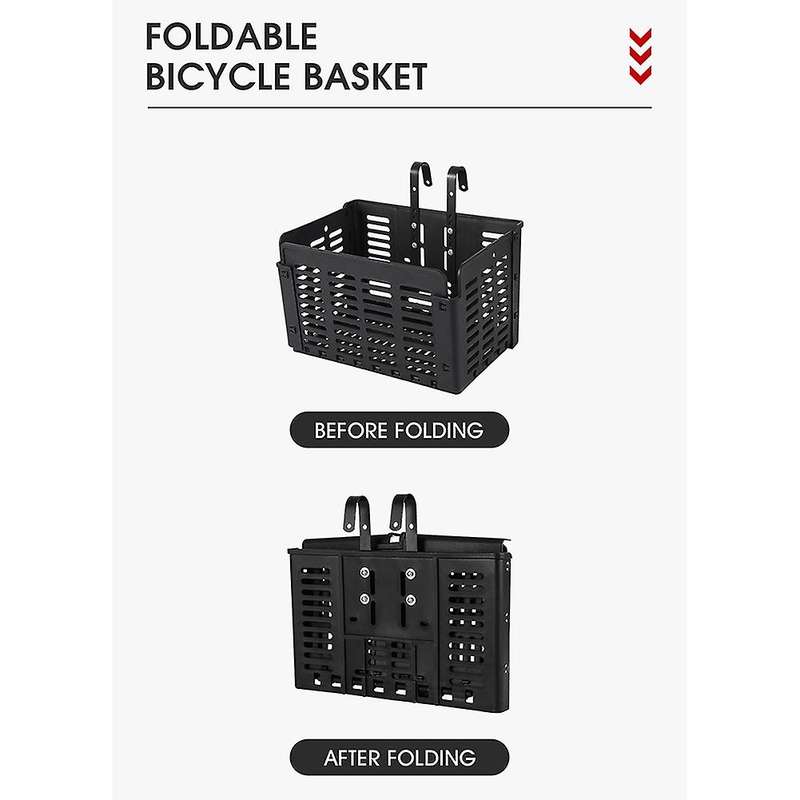 12.4 X 8.8 X 8.0inch(open)universal Bike Baskets,bike Storage