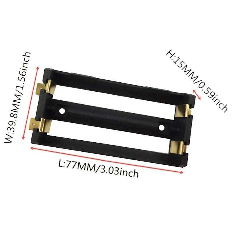 10 Pcs / Lot 2x18650 Battery Box High Quality Smd Battery Holder