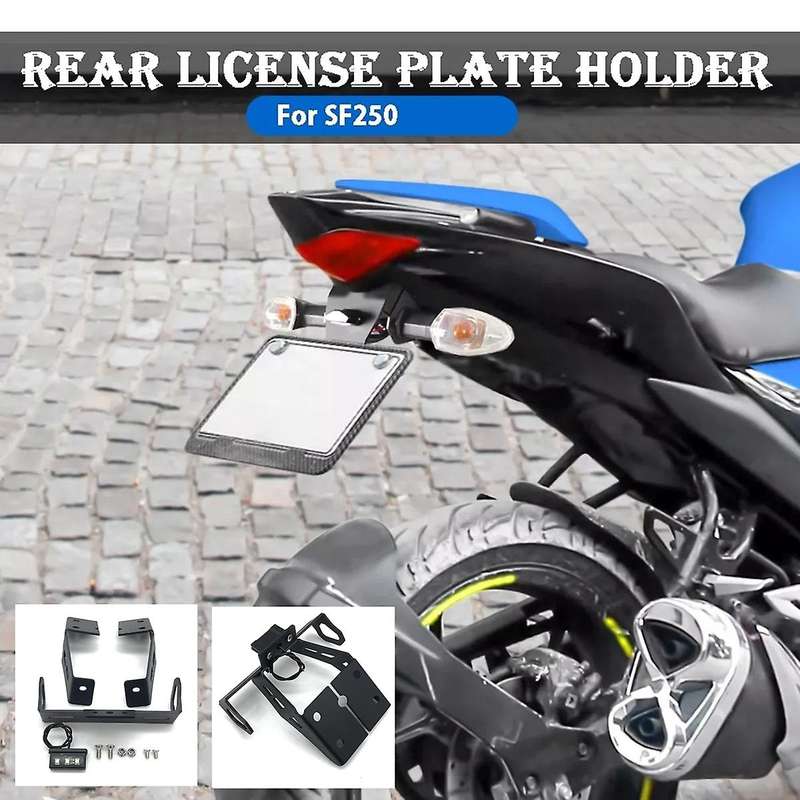 For Suzuki Gixxer 150 250 Sf250 2020 2021 2022 License Plate Holder