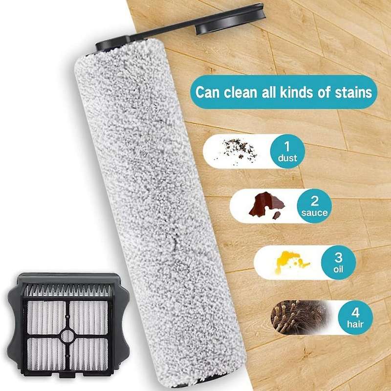 Hepa Filter and Brush Roller for Tineco Floor One S5 Cordless Cleaner