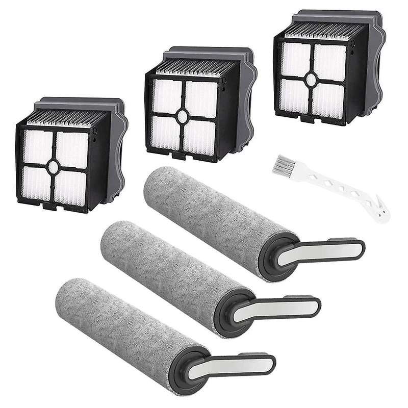 Hepa Filter and Brush Roller for Tineco Floor One S5 Cordless Cleaner