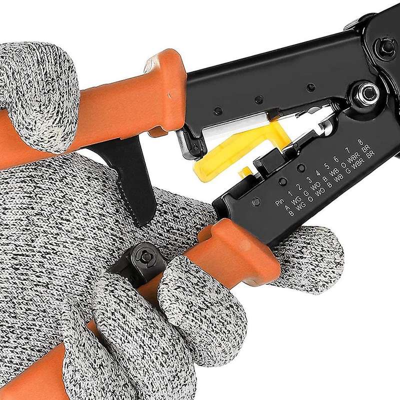 Ethernet Crimper Kit Rj45 Cat6 Cat5e Crimping Tool