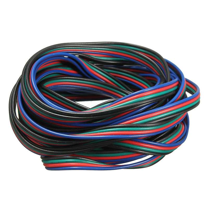 4 Pin Wire Extension Connector Cable Cord Colourful 50m