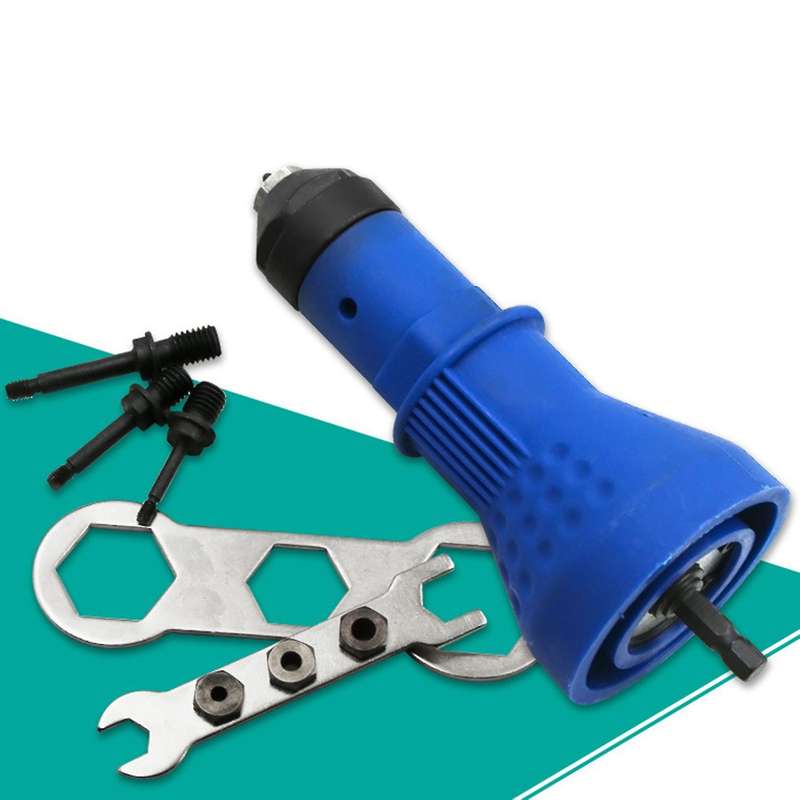 Rivet Nut Tool Adapter M3 M4 M5 M6 Cordless Drill Bit Adapter