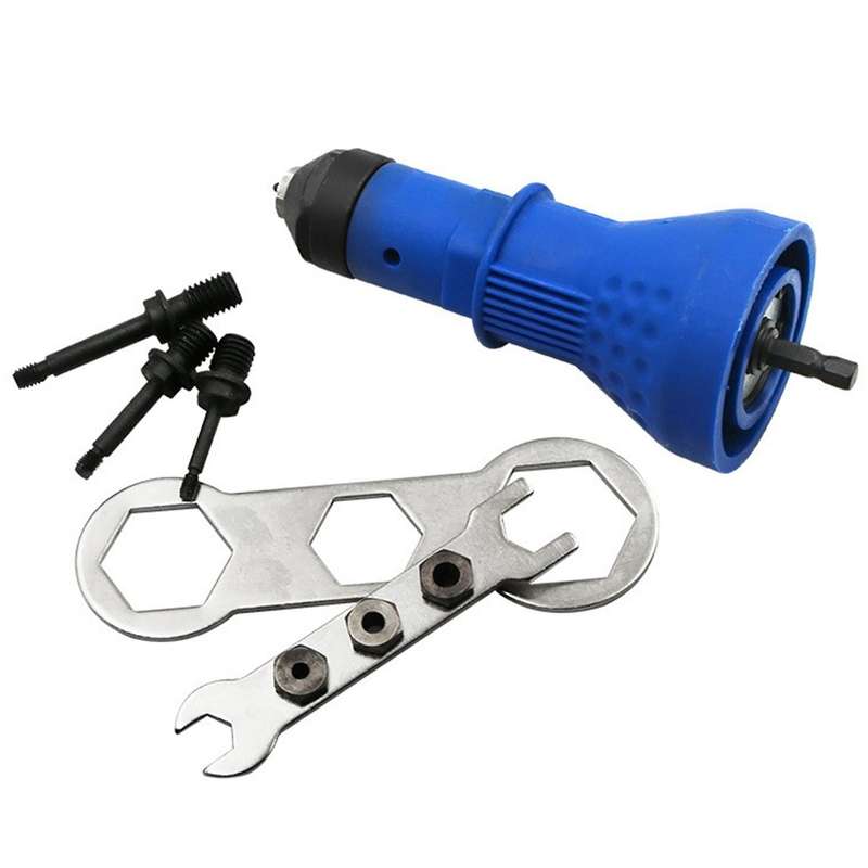 Rivet Nut Tool Adapter M3 M4 M5 M6 Cordless Drill Bit Adapter