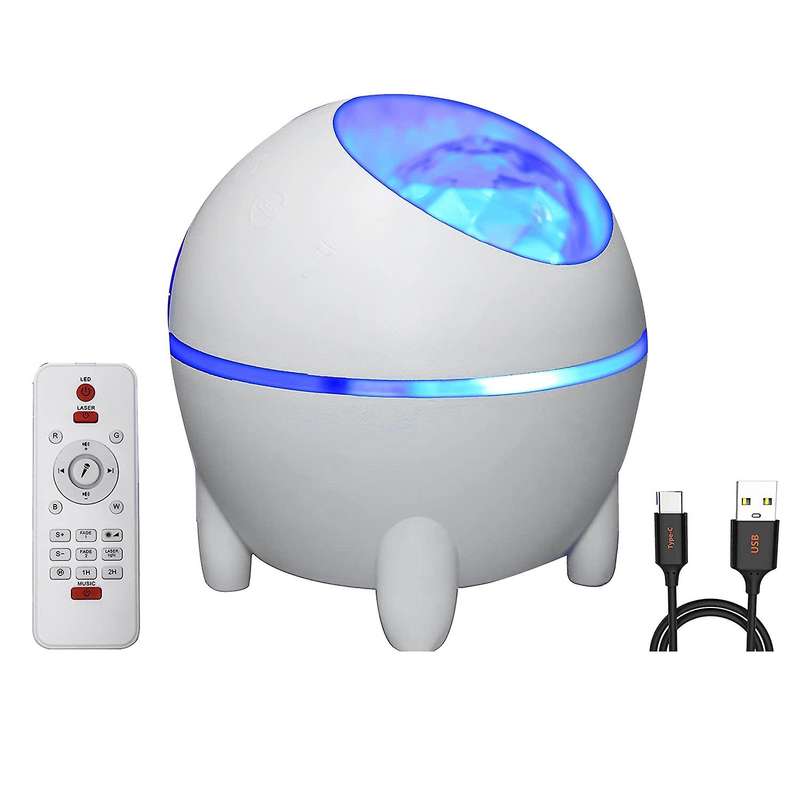 Star Projector with Bluetooth Music Speaker, Starry Sky Nebula Lamp
