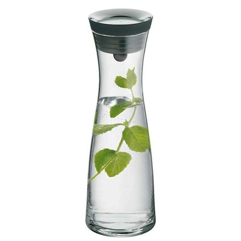 Water Carafe 1.8l High Borosilicate Glass Bottle Basic Tilting Lid