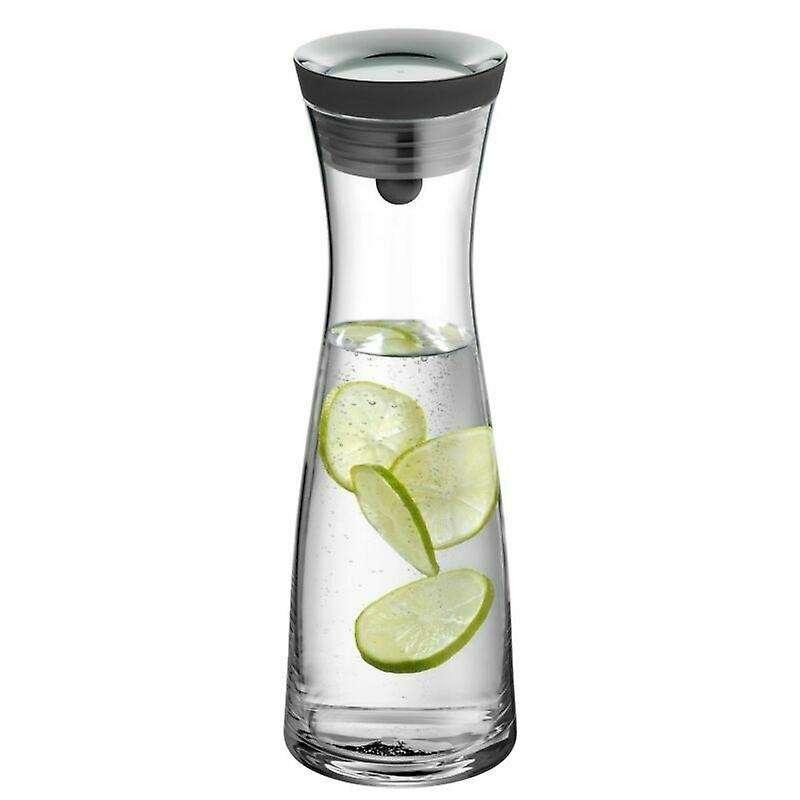 Water Carafe 1.8l High Borosilicate Glass Bottle Basic Tilting Lid